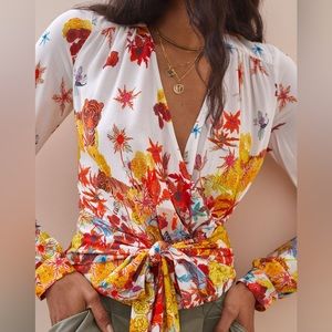 Bright and vibrant top for summer and spring by designer Michelle Morin